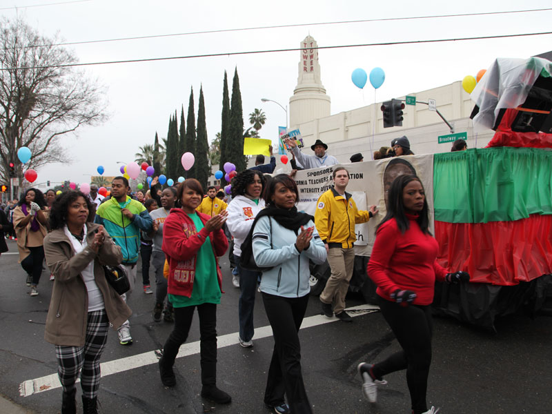 Thousands March Through Sacramento To Honor Martin Luther King, Jr