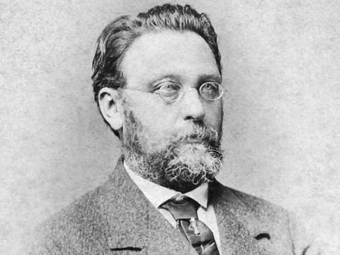 Composer Albert Dietrich (1829-1908) in 1890.