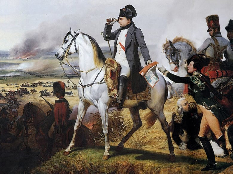 Napoleon at the Battle of Wagram, 6 July 1809, by Horace Vernet (1836)