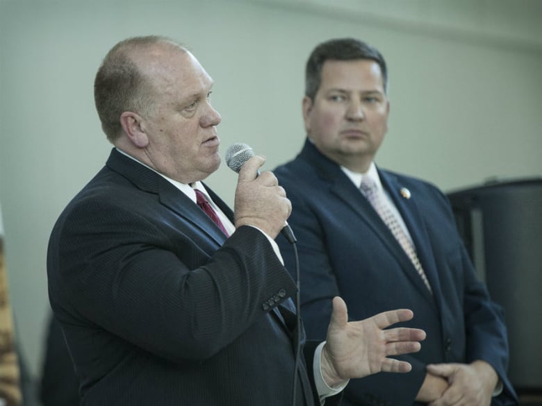ICE Chief Thomas Homan And Sac Sheriff Scott Jones Met With Hostile Crowd  At Forum, Defend Federal Immigration Policies 