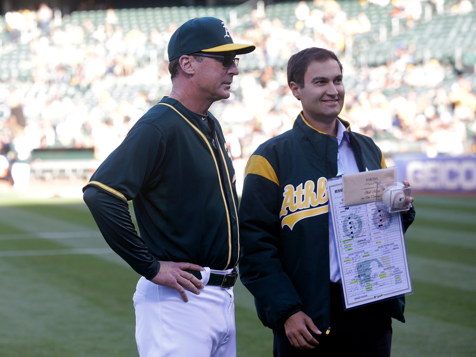 Humans Out, Cats In at Oakland A's Ballpark