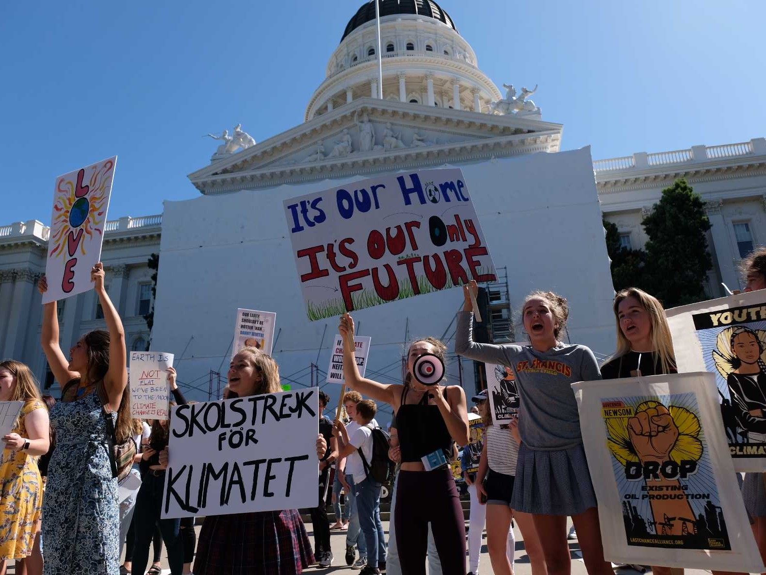 ‘Our Our Home’ Sacramento Youth Join Global Climate Strike