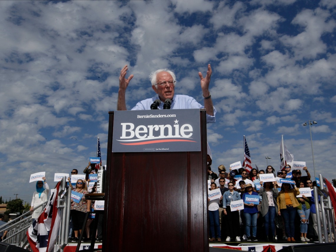 Bernie Sanders Criticizes California’s Democratic Primary Over No Party ...