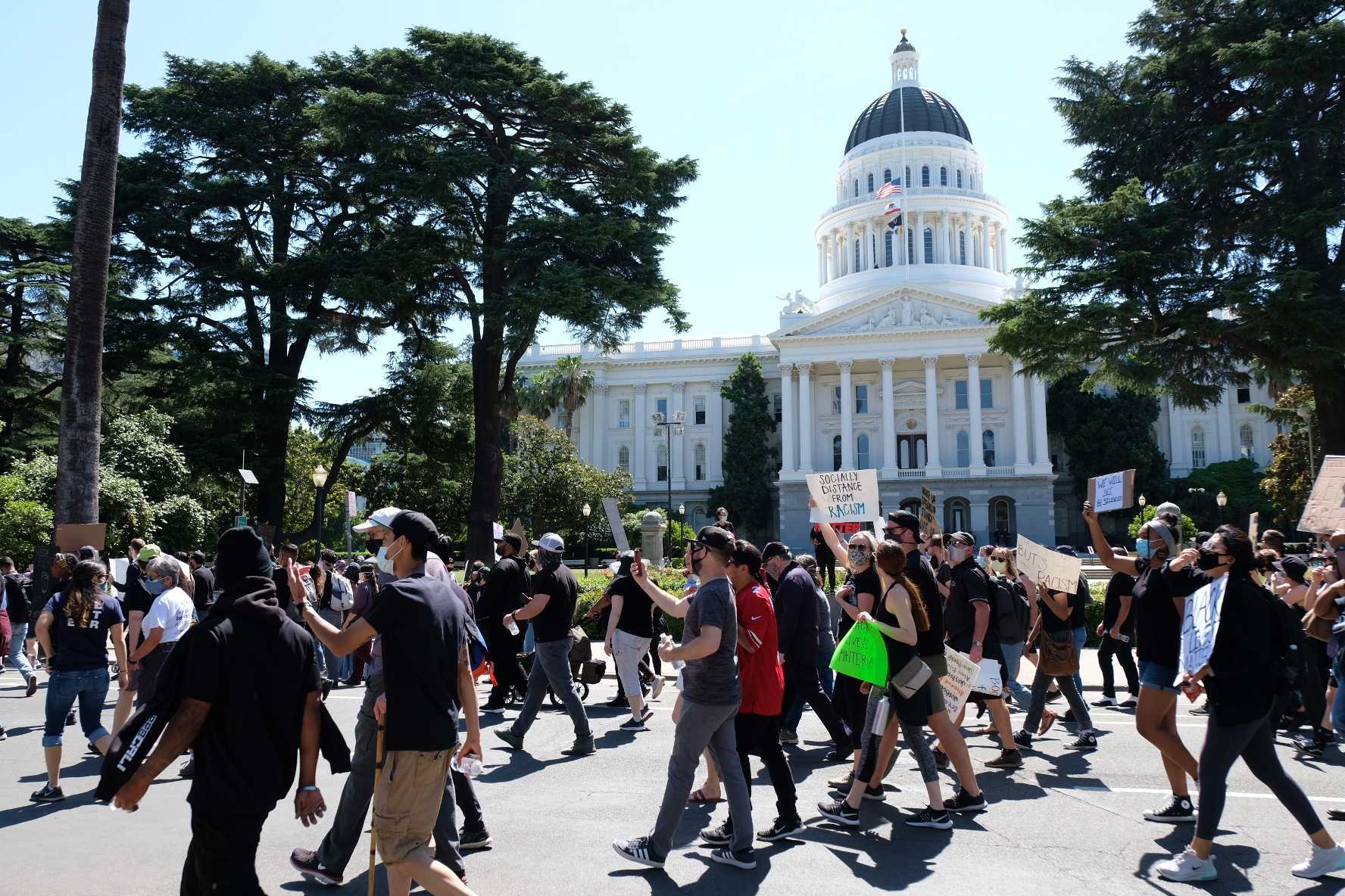 PHOTOS: Thousands March Saturday In Sacramento To Protest Racism ...