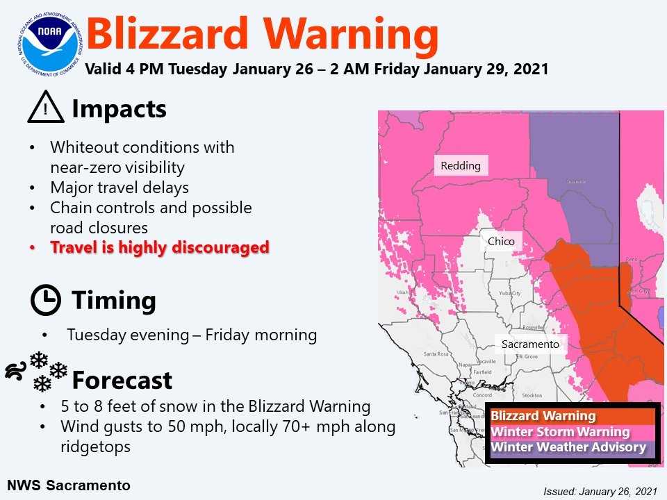 NWS Sacramento on X: Strong, damaging winds will impact the