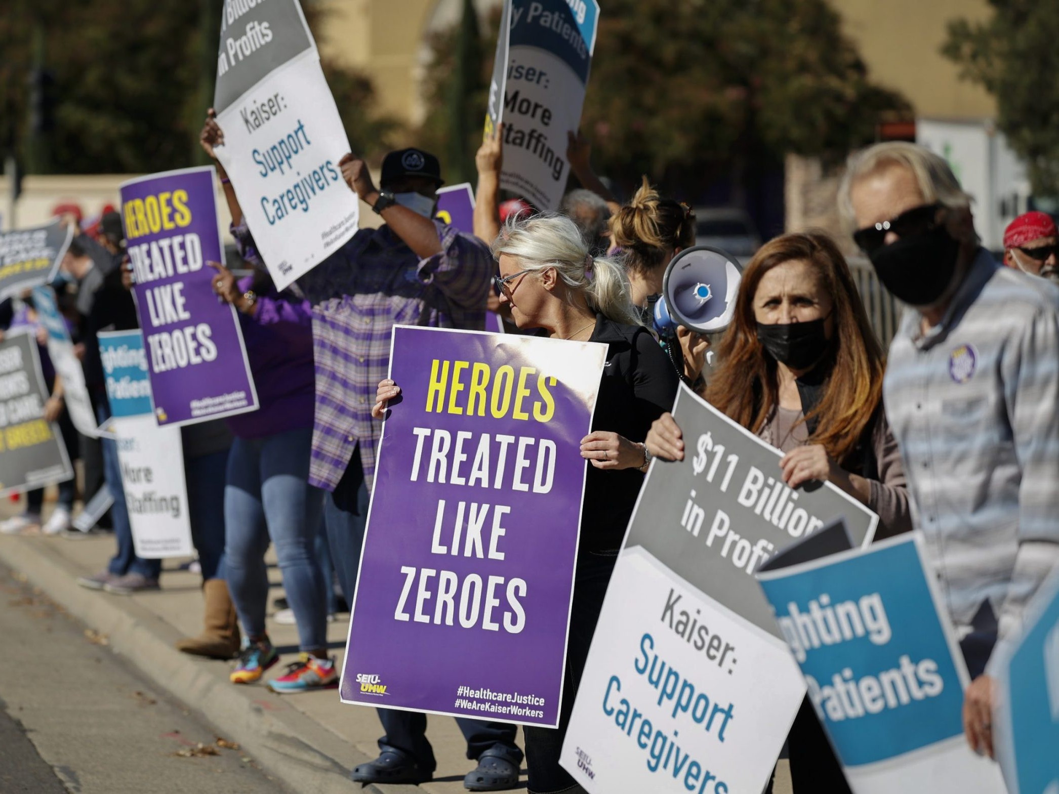 Kaiser healthcare unions say weeklong strike possible early next