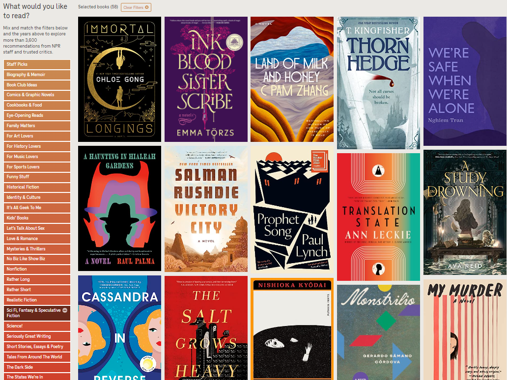 Find your next favorite read with NPR's Books We Love