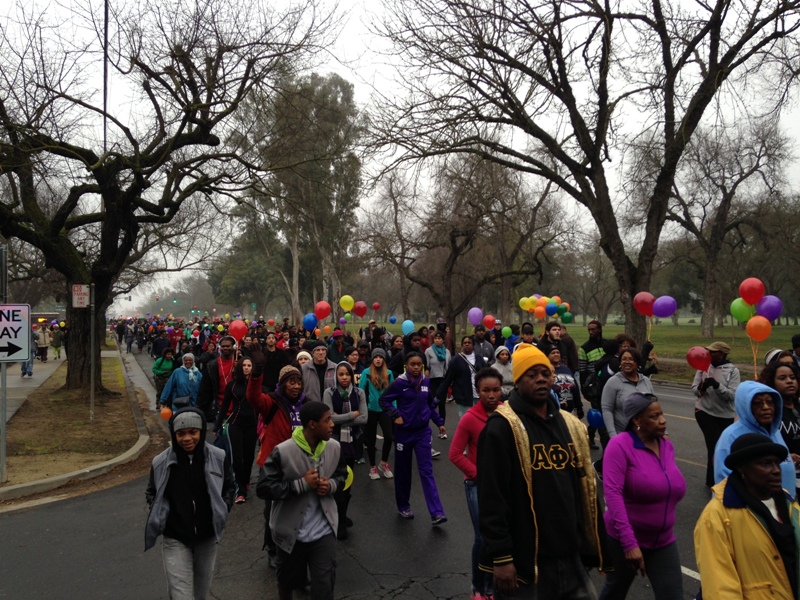 Thousands March Through Sacramento To Honor Martin Luther King, Jr