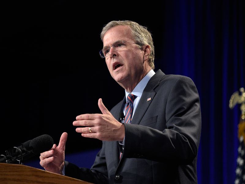 Political Junkie Goes West Jeb Bush capradio