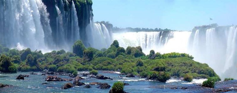 travels south america waterfall wide