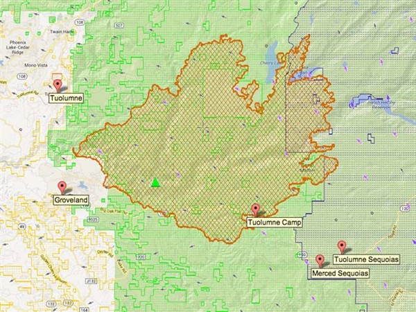 Rim Fire - Monday Update: Fire Grows Beyond 160,000 Acres, Evacuation ...